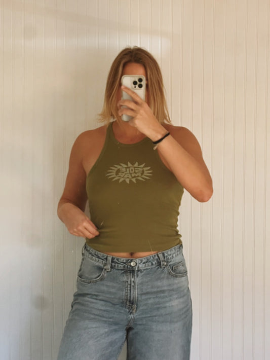 SOLEMAR SUN STAMPED TANK ARMY GREEN