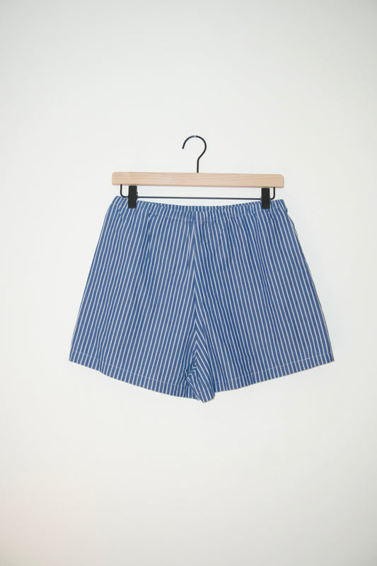 BLUE/WHITE CADA DIA SHORTS